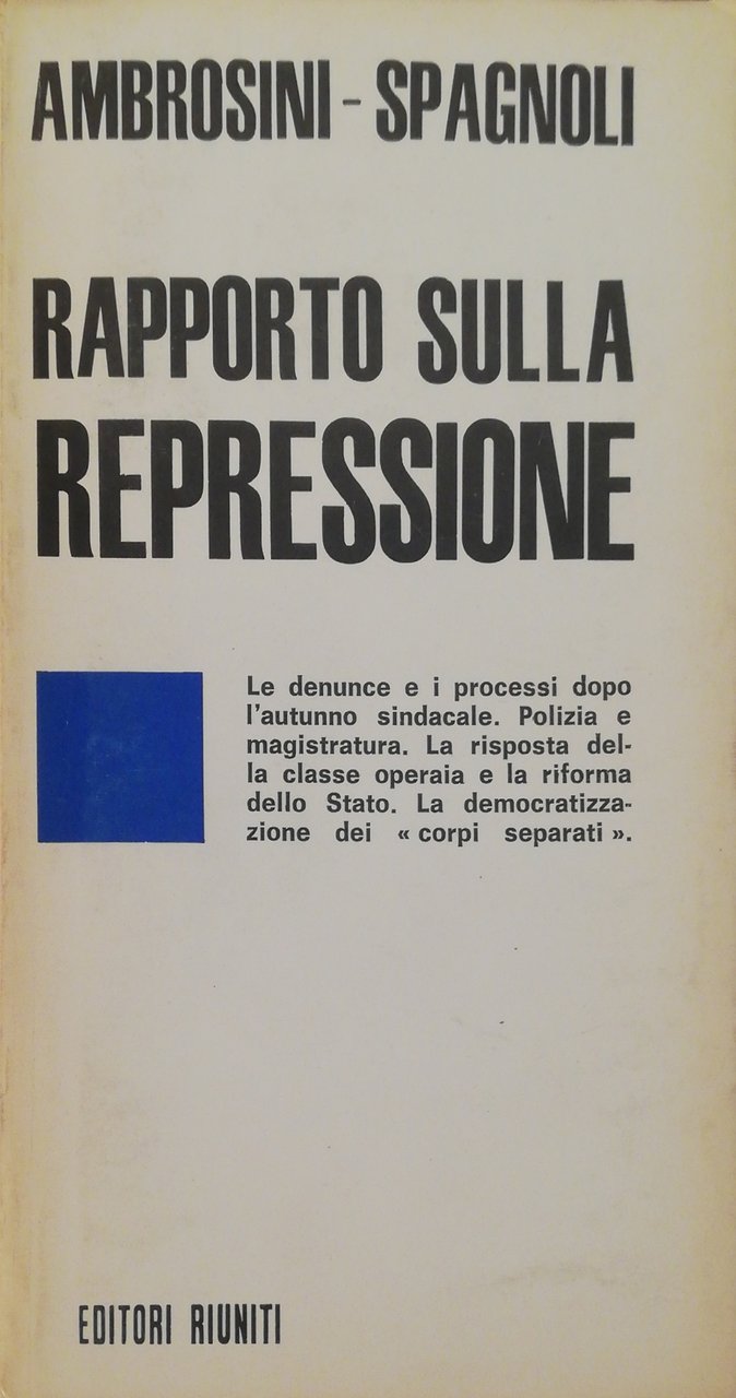 RAPPORTO SULLA REPRESSIONE