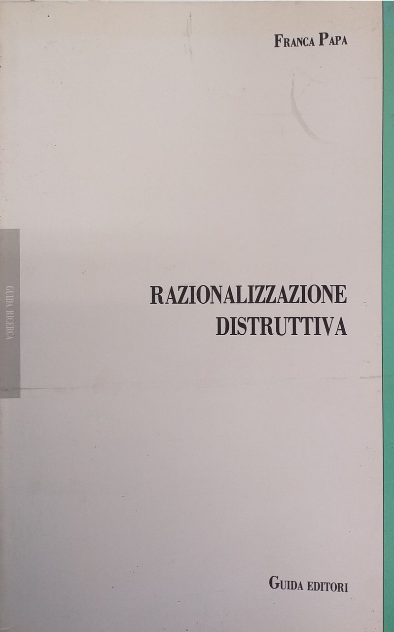 RAZIONALIZZAZIONE DISTRUTTIVA | Immagine principale