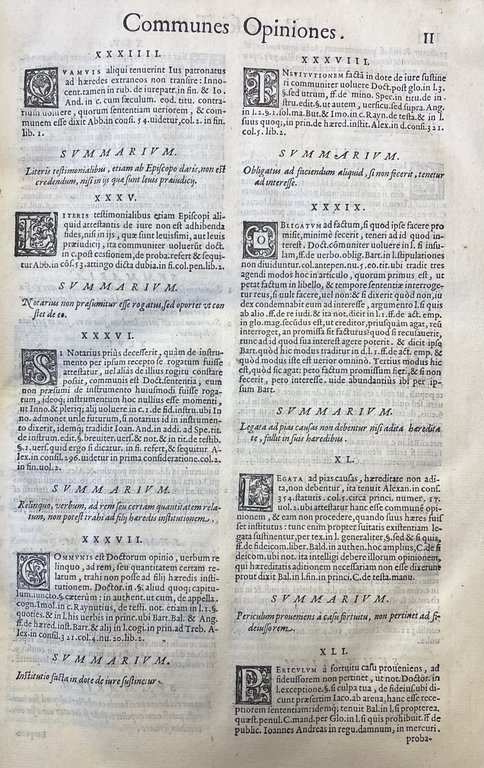 RECEPTARUM SENTENTIARUM, SIVE, UT NUNC LOQUUNTUR, COMMUNIUM OPINIONUM IURISCONSULTORUM UTRIUSQUE …