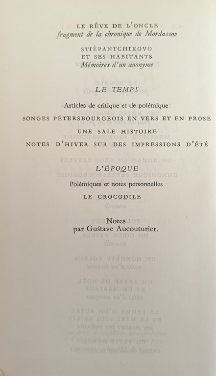 RECITS, CHRONIQUES ET POLEMIQUES