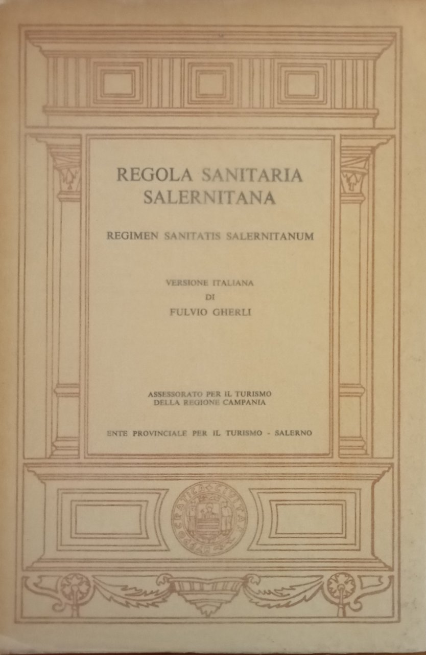 REGOLA SANITARIA SALERNITANA | Immagine principale