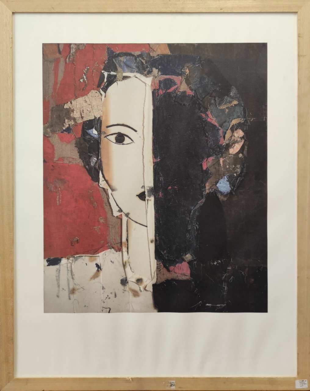 RETRATO CON MEDIO ROSTRO AZUL, 1999