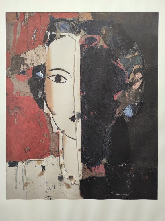 RETRATO CON MEDIO ROSTRO AZUL, 1999