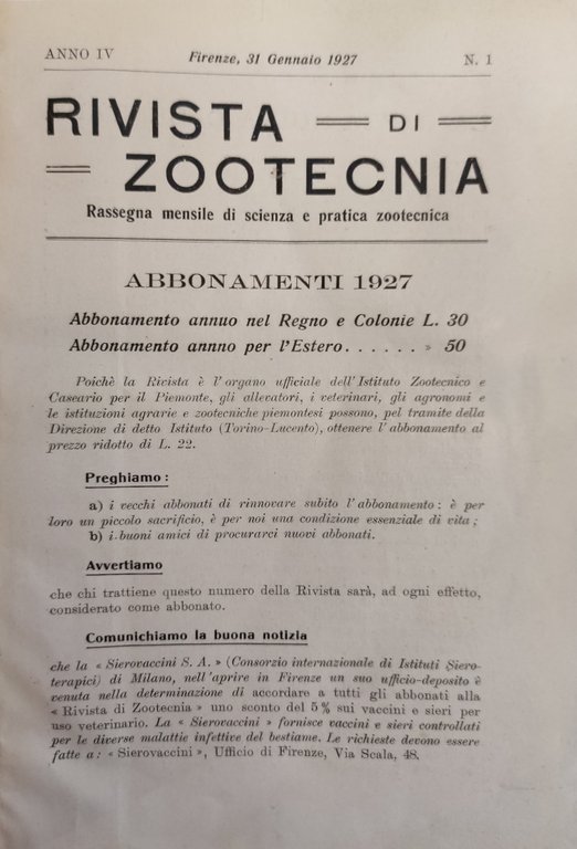 RIVISTA DI ZOOTECNIA | Immagine Gallery 2