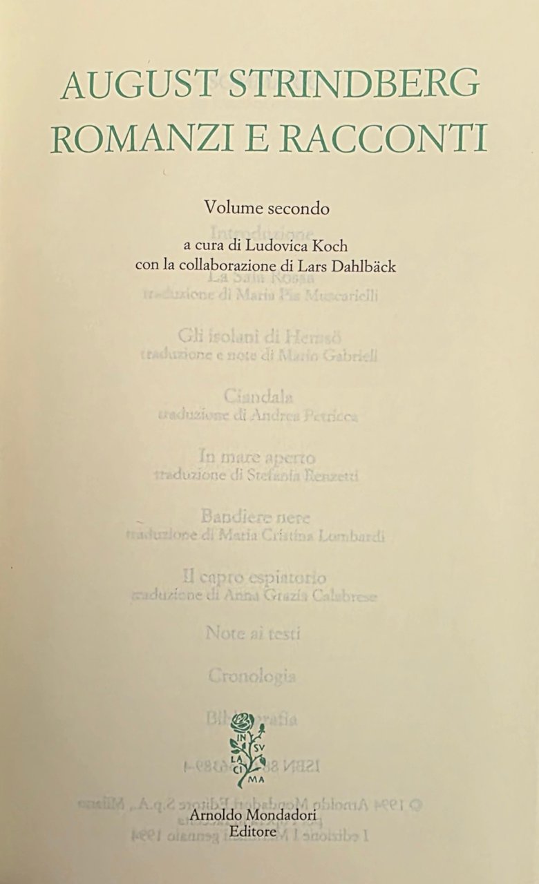 ROMANZI E RACCONTI. vol. 2