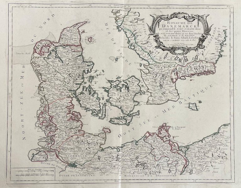 ROYAUME DE DANEMARCK QUI COMPREND LE NORT-JUTLAND DIVISE' EN SES … | Immagine Gallery 2