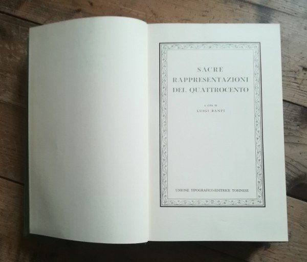 SACRE RAPPRESENTAZIONI DEL QUATTROCENTO