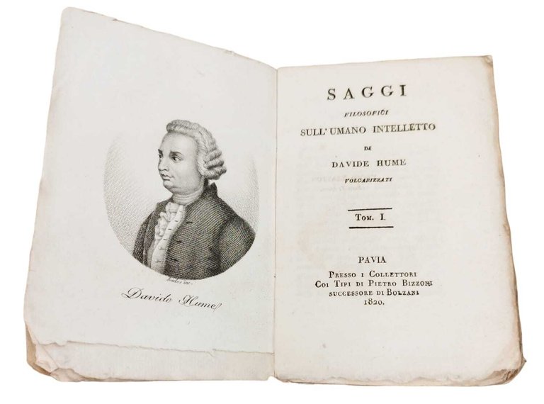 SAGGI FILOSOFICI SULL'UMANO INTELLETTO DI DAVIDE HUME VOLGARIZZATI