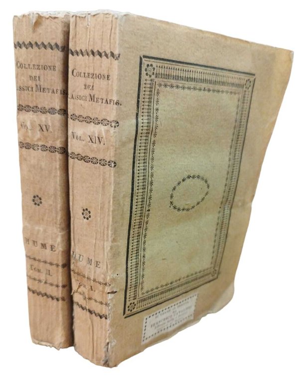 SAGGI FILOSOFICI SULL'UMANO INTELLETTO DI DAVIDE HUME VOLGARIZZATI