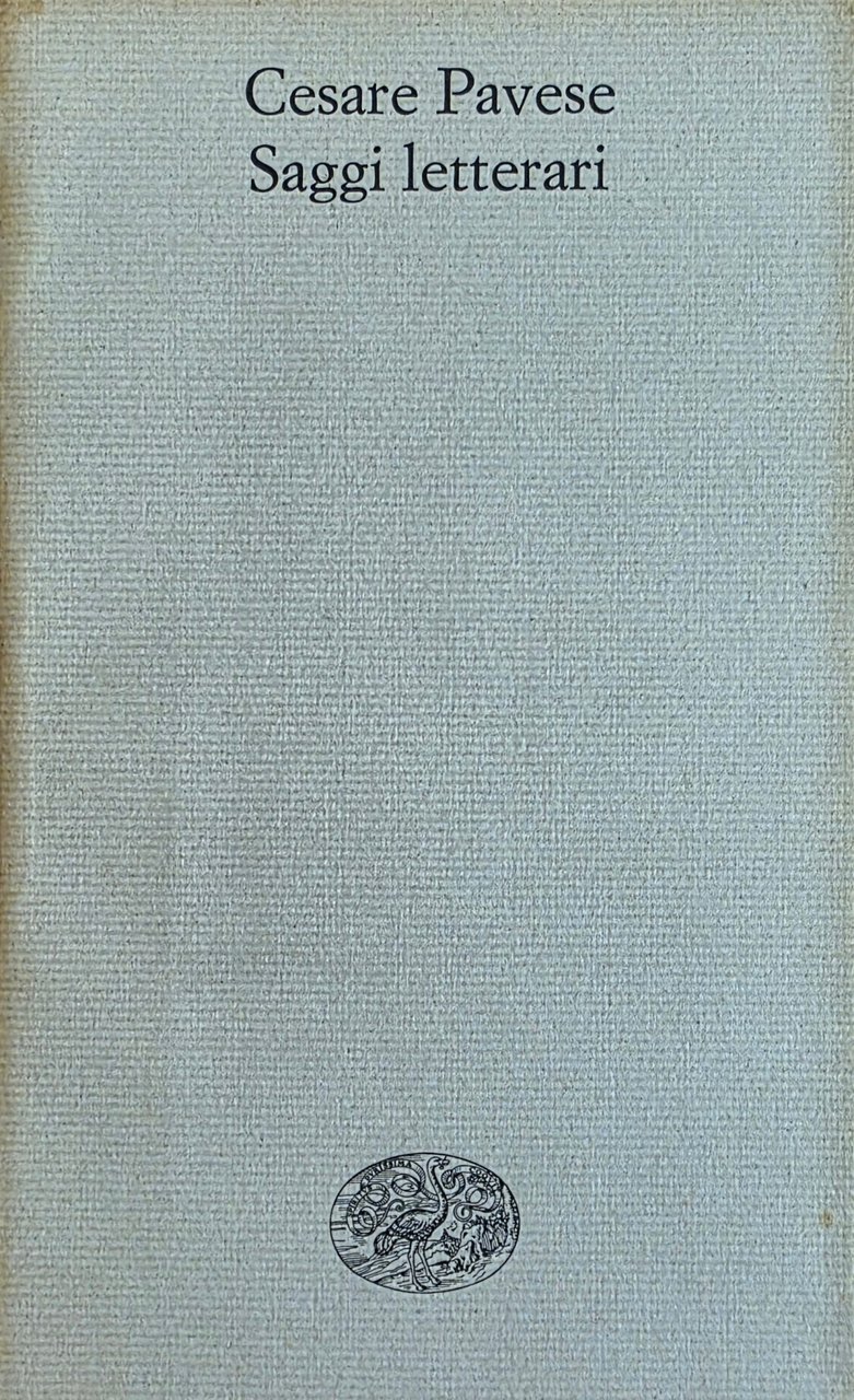 SAGGI LETTERARI