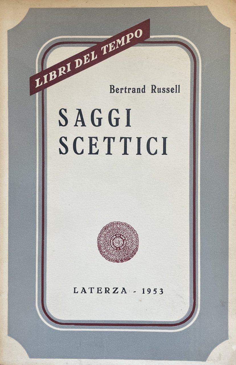 SAGGI SCETTICI