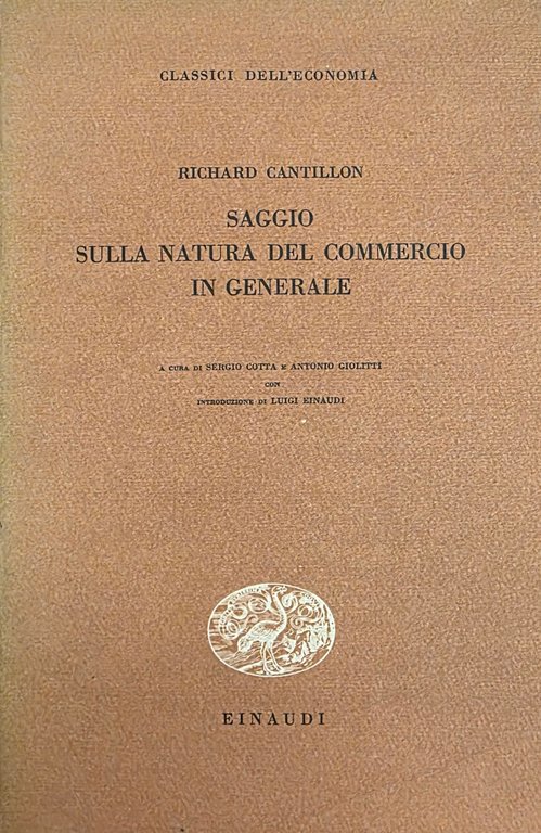 SAGGIO SULLA NATURA DEL COMMERCIO IN GENERALE