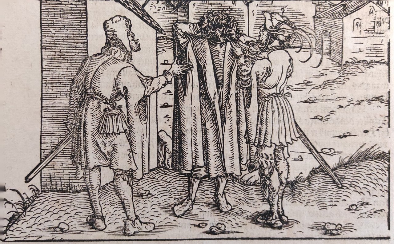 SCENA PER IL "DE REMEDIIS FORTUNAE" DI PETRARCA