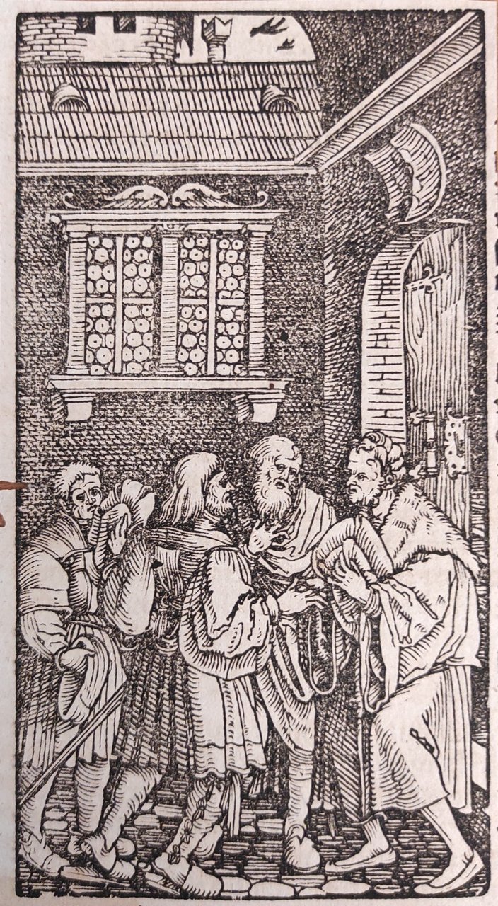 SCENA PER IL "DE REMEDIIS FORTUNAE" DI PETRARCA