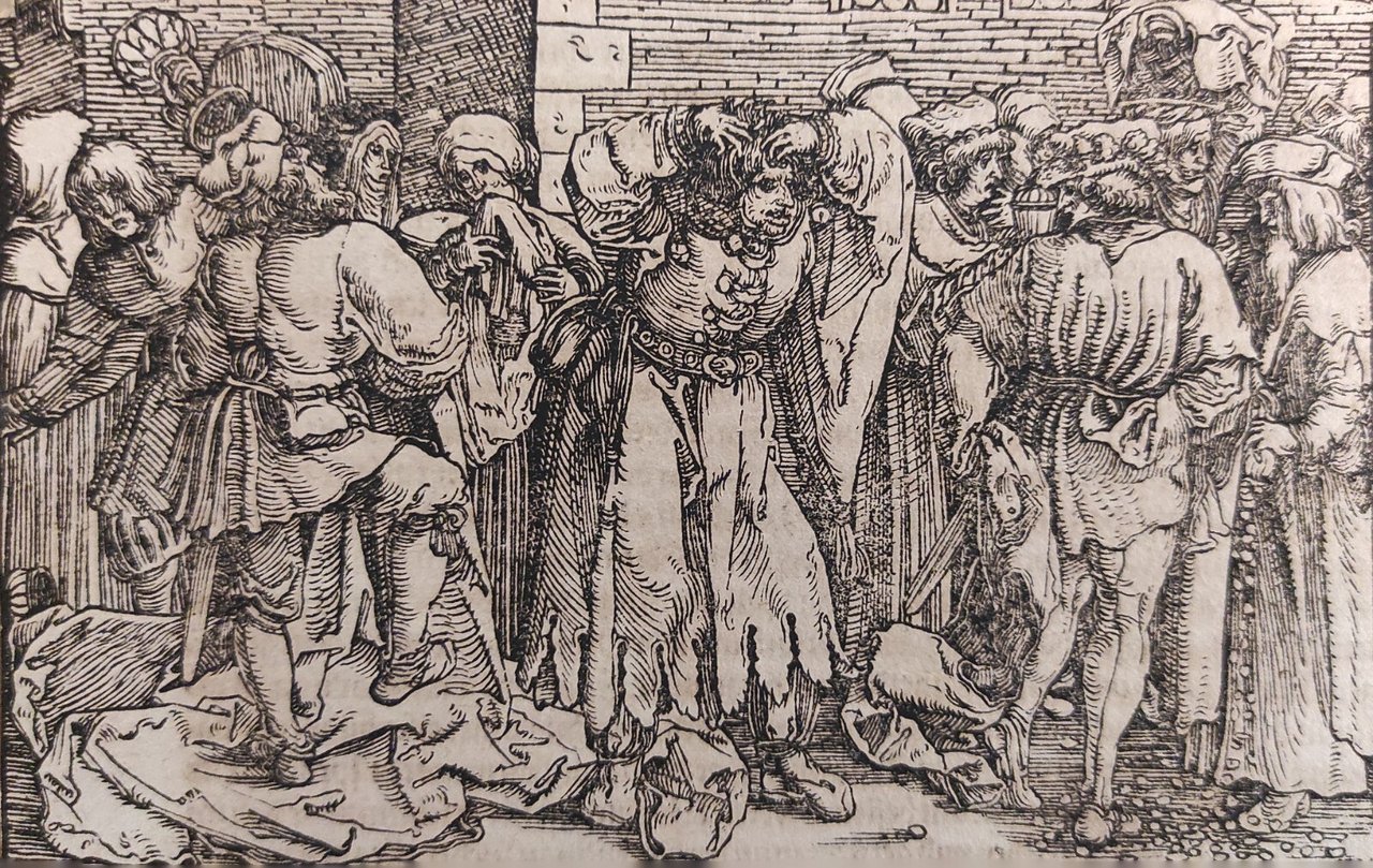 SCENA PER IL "DE REMEDIIS FORTUNAE" DI PETRARCA