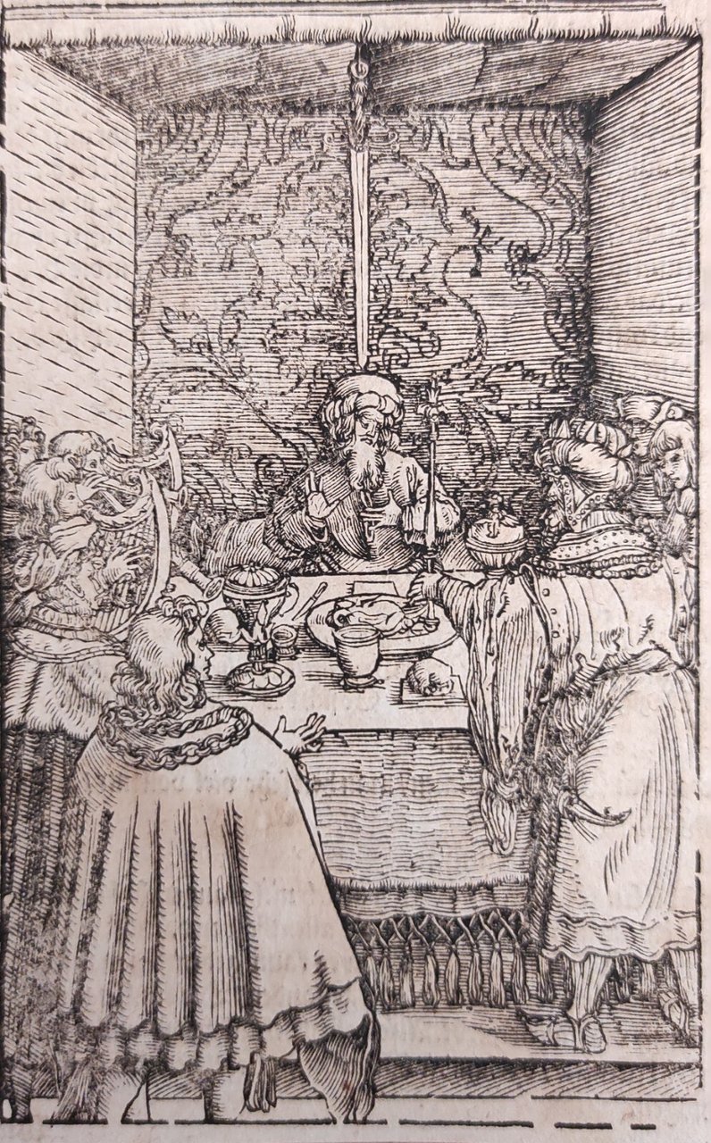 SCENA PER IL "DE REMEDIIS FORTUNAE" DI PETRARCA