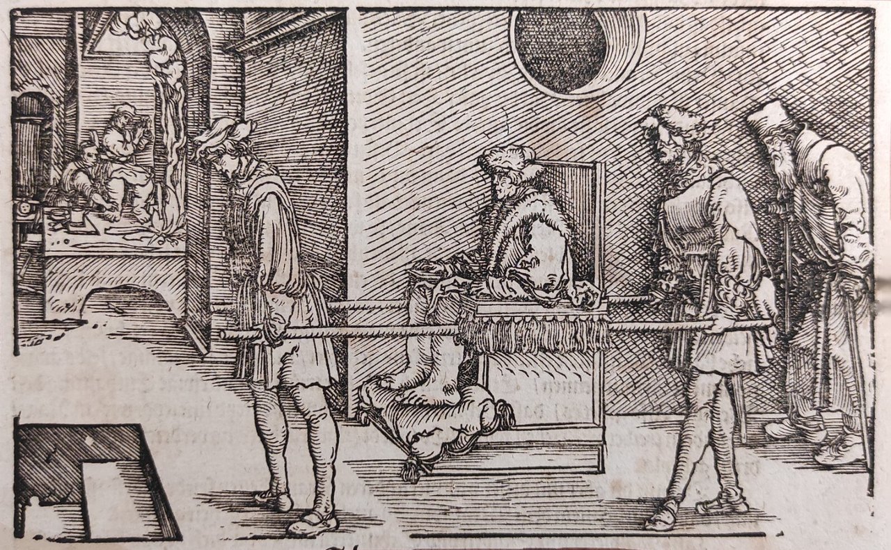 SCENA PER IL "DE REMEDIIS FORTUNAE" DI PETRARCA