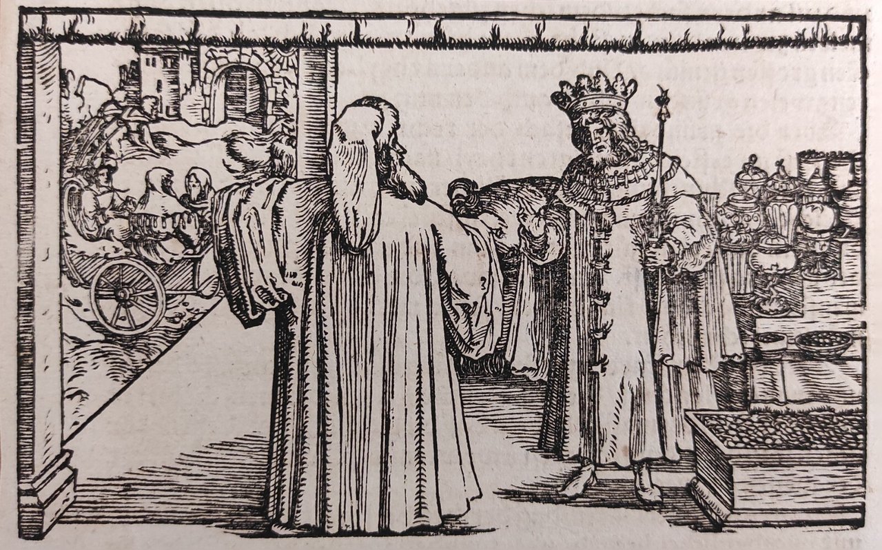 SCENA PER IL "DE REMEDIIS FORTUNAE" DI PETRARCA | Immagine principale