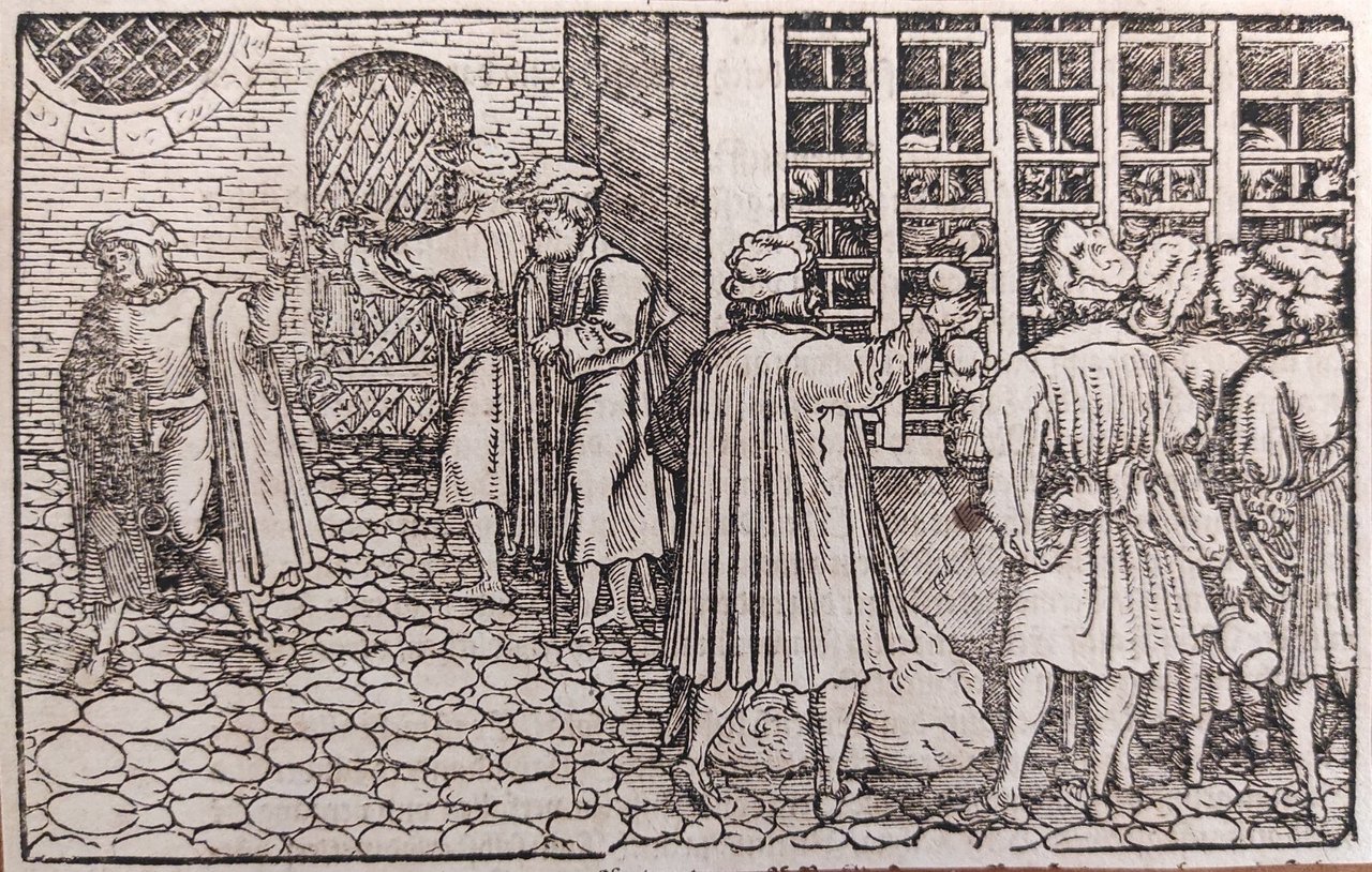 SCENA PER IL "DE REMEDIIS FORTUNAE" DI PETRARCA