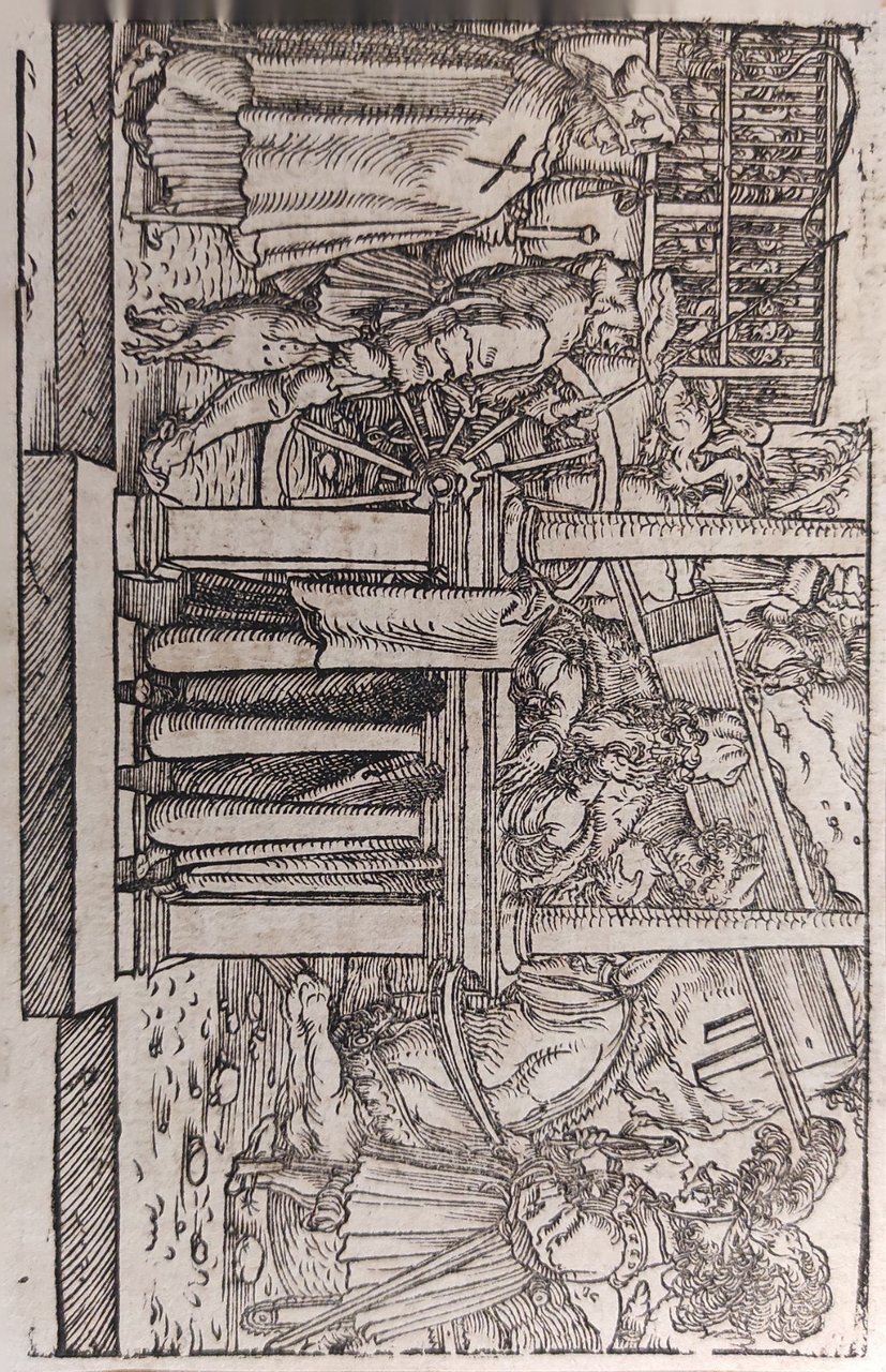 SCENA PER IL "DE REMEDIIS FORTUNAE" DI PETRARCA