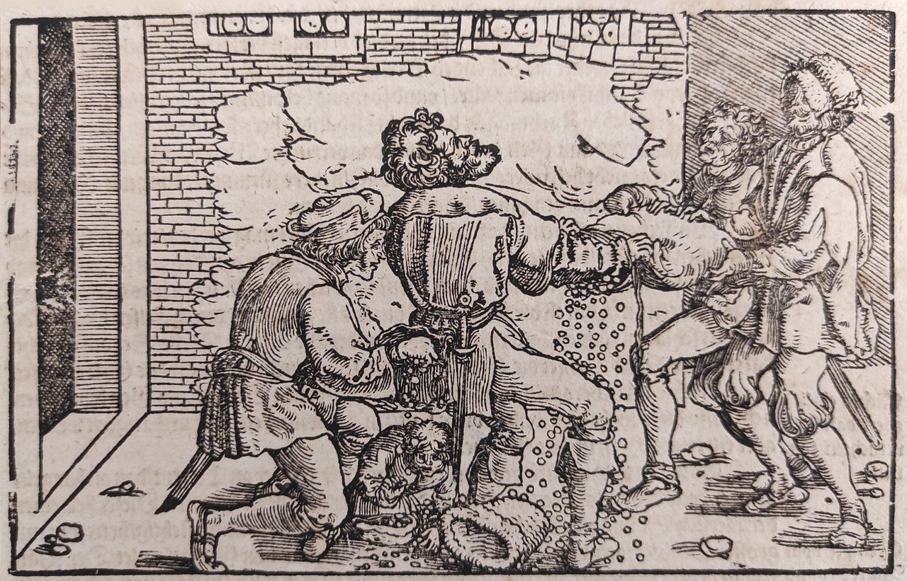 SCENA PER IL "DE REMEDIIS FORTUNAE" DI PETRARCA