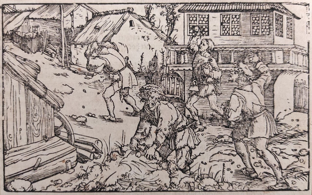 SCENA PER IL "DE REMEDIIS FORTUNAE" DI PETRARCA