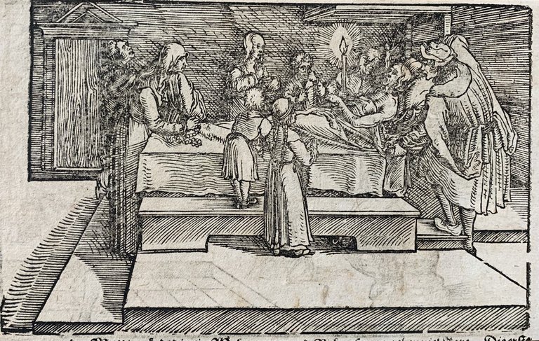 SCENA PER IL "DE REMEDIIS FORTUNAE" DI PETRARCA