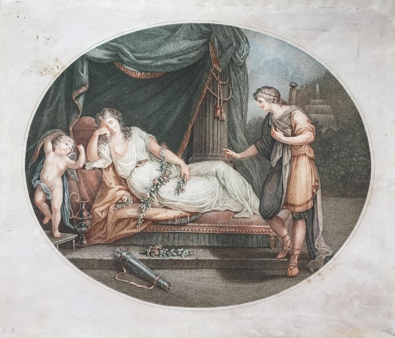 SCENE CON CUPIDO (PASTORE E DONNA CHE DORME)