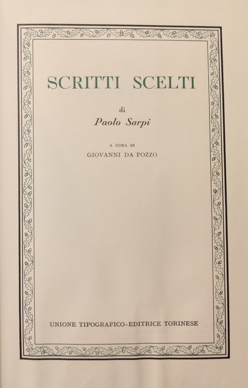 SCRITTI SCELTI | Immagine Gallery 2