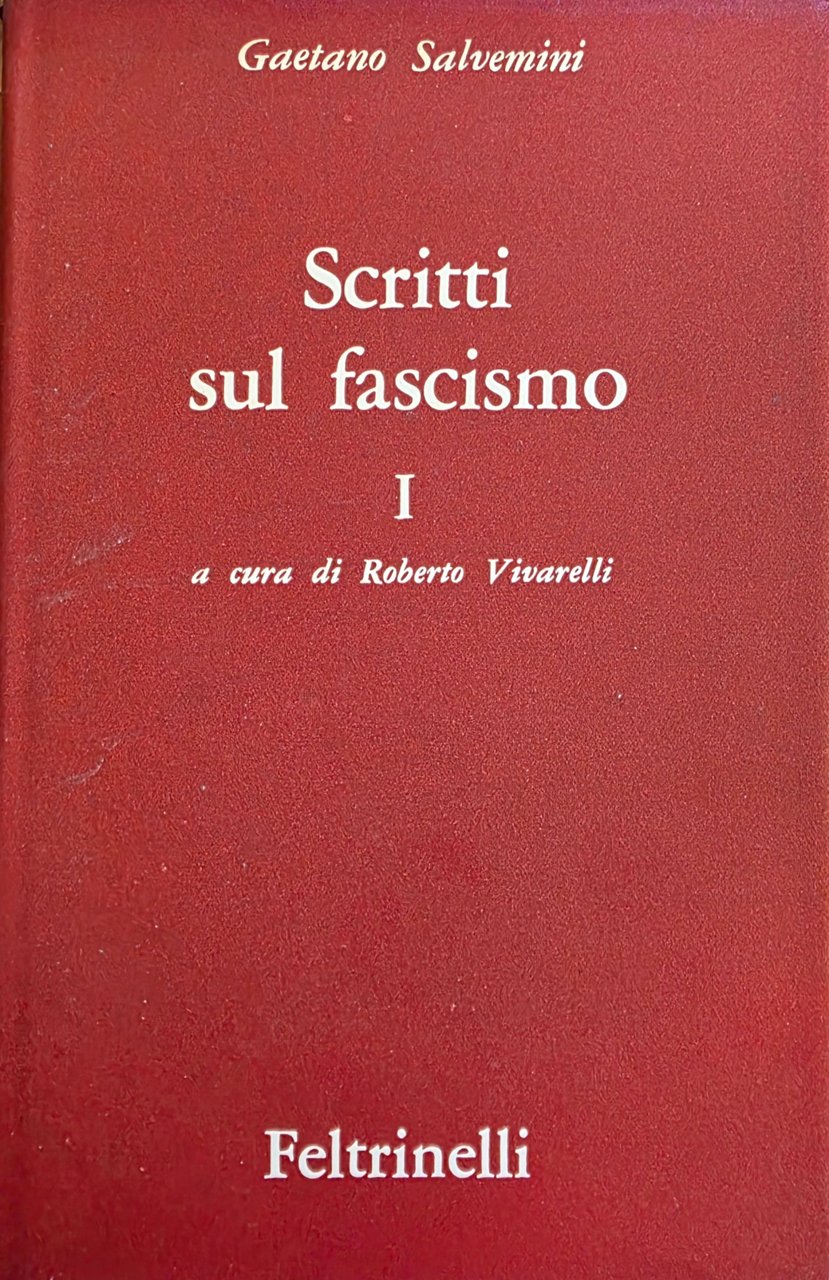 SCRITTI SUL FASCISMO (Vol. 1) | Immagine principale