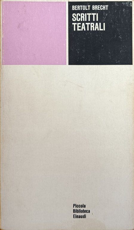 SCRITTI TEATRALI