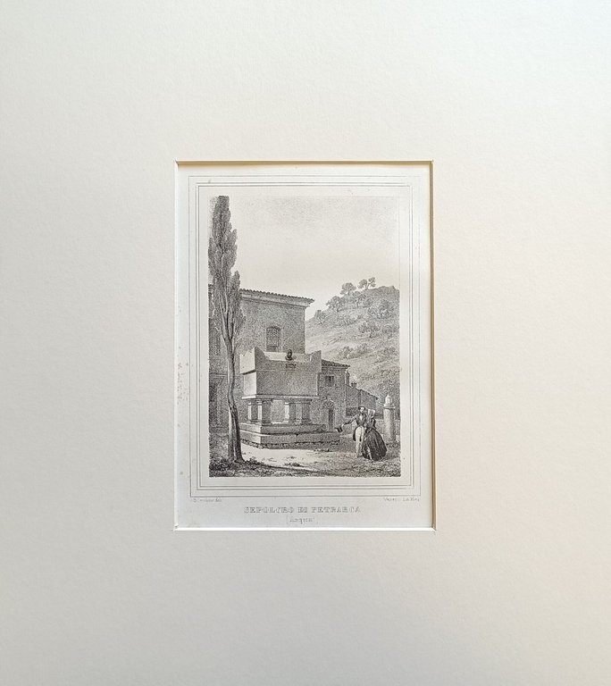 SEPOLCRO DI PETRARCA. ARQUA' (PADOVA)