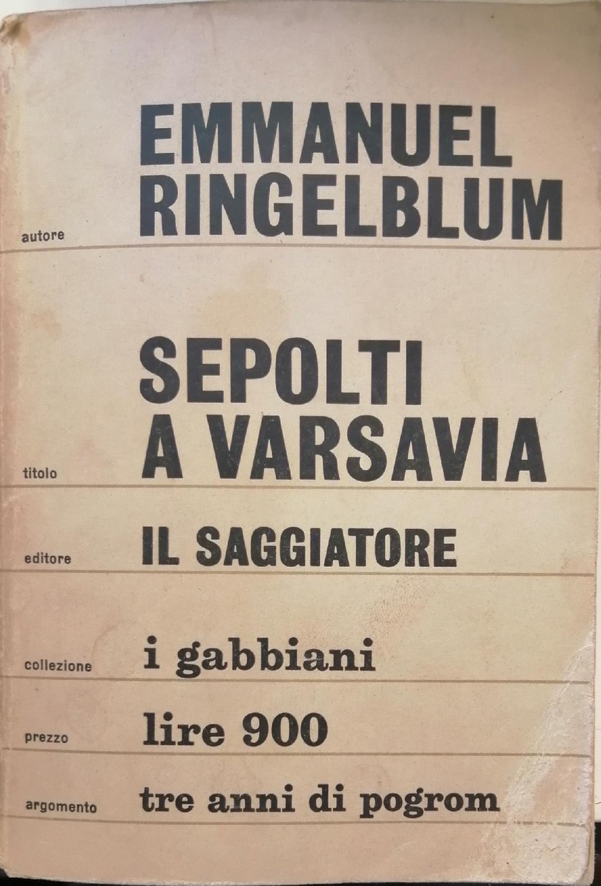 SEPOLTI A VARSAVIA