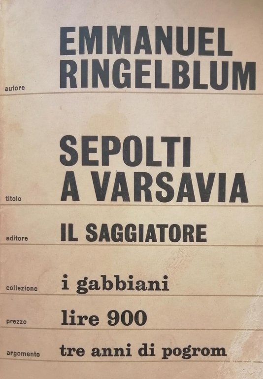 SEPOLTI A VARSAVIA