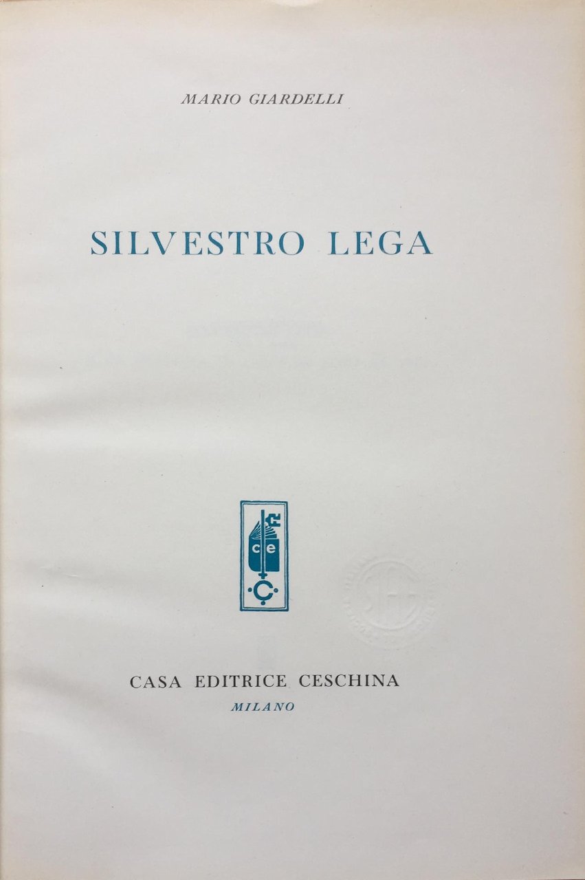 SILVESTRO LEGA E LA PITTURA IN FIRENZE FINO AL 1861