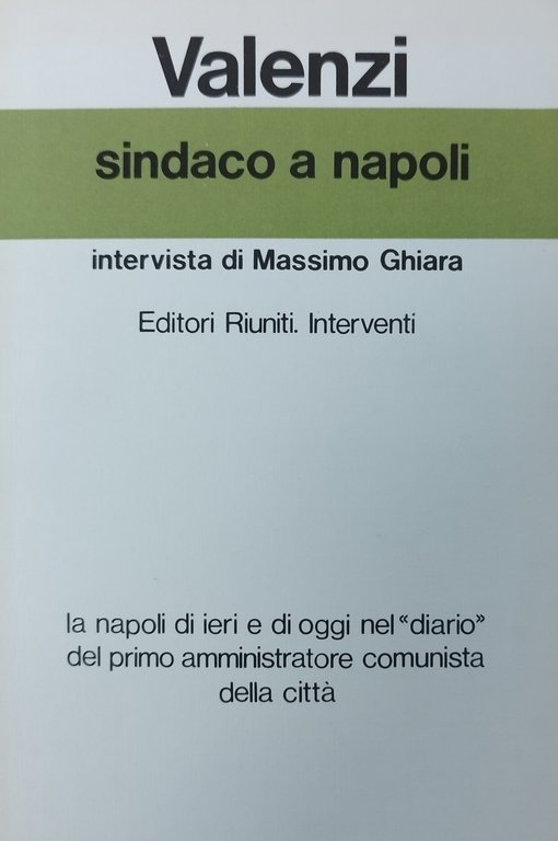 SINDACO A NAPOLI