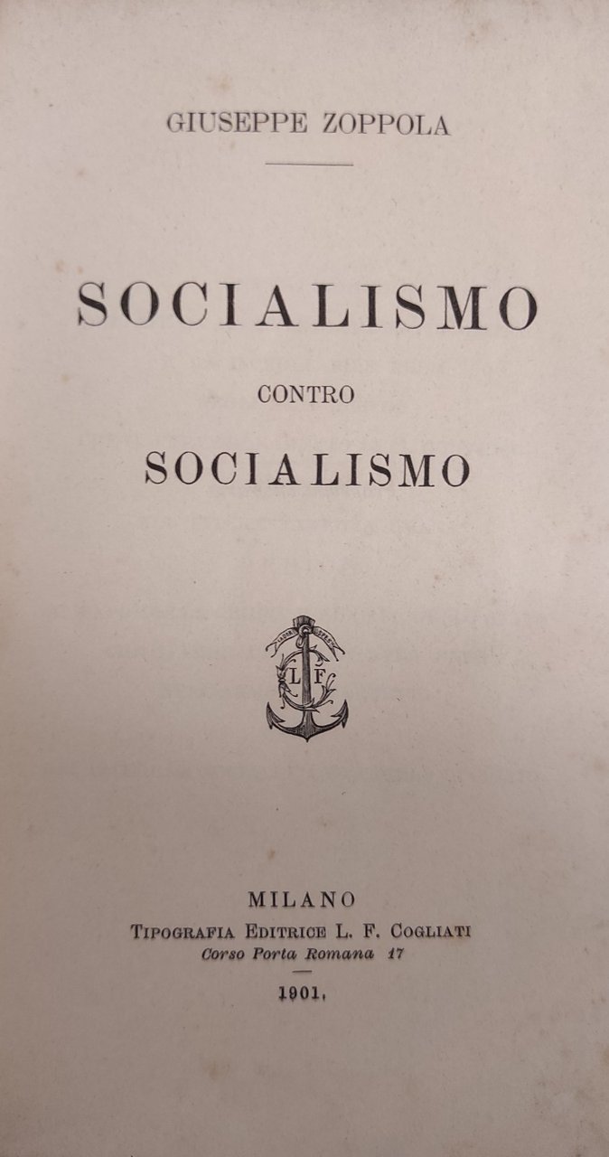 SOCIALISMO CONTRO SOCIALISMO