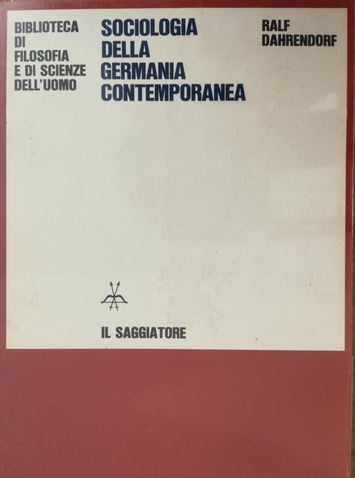 SOCIOLOGIA DELLA GERMANIA CONTEMPORANEA