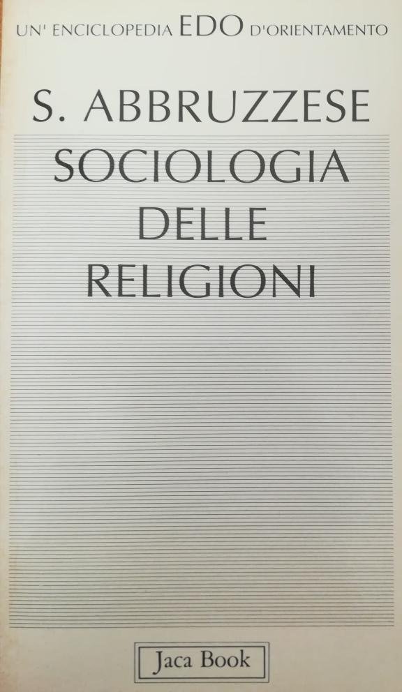 SOCIOLOGIA DELLE RELIGIONI
