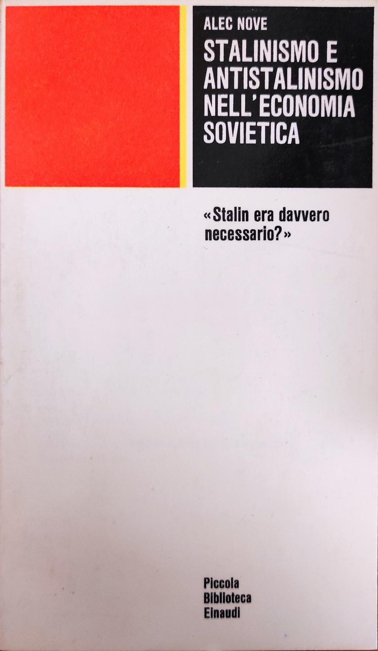 STALINISMO E ANTISTALINISMO NELL'ECONOMIA SOVIETICA | Immagine principale