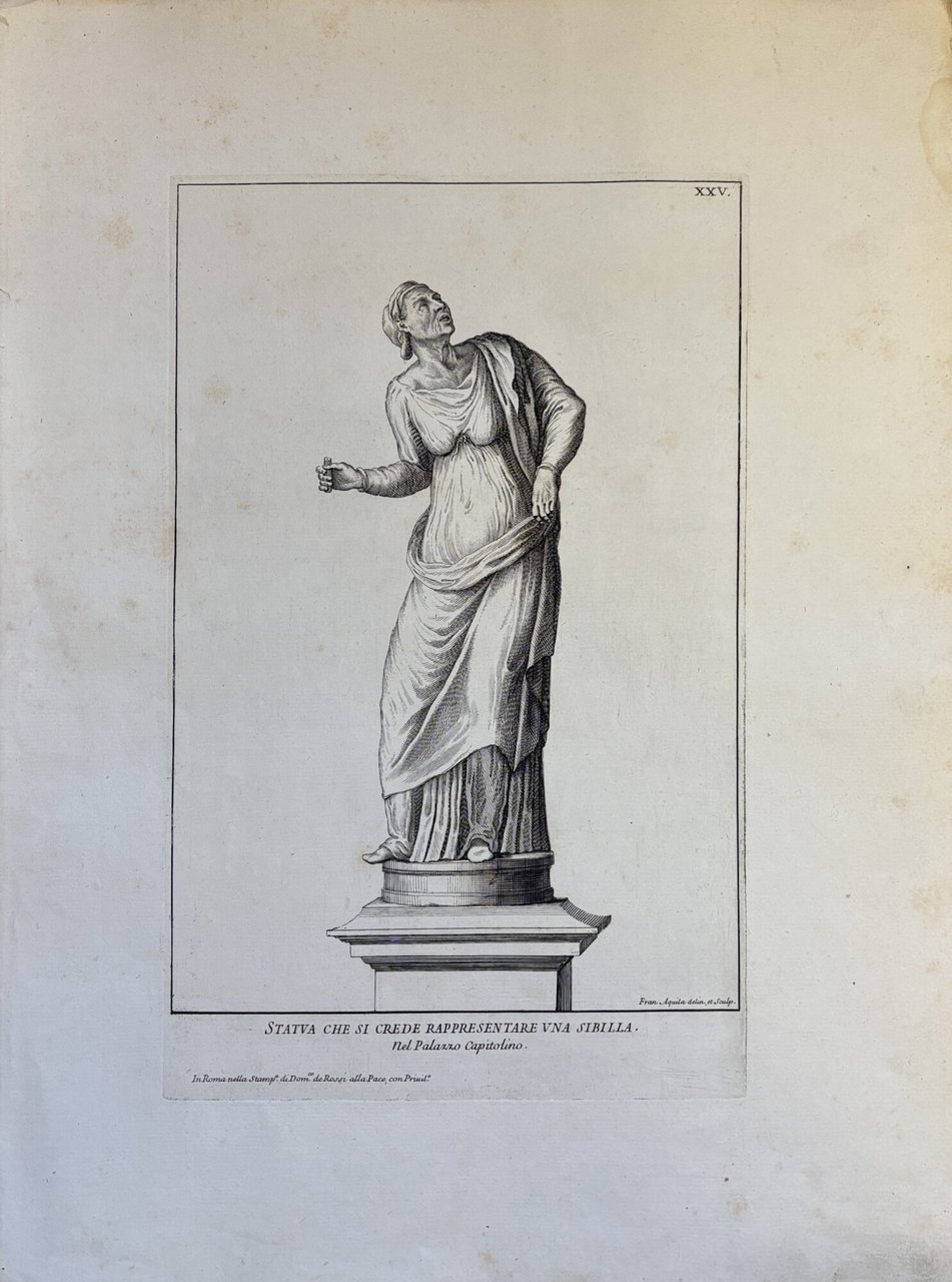 STATUA CHE SI CREDE RAPPRESENTARE UNA SIBILLA | Immagine principale