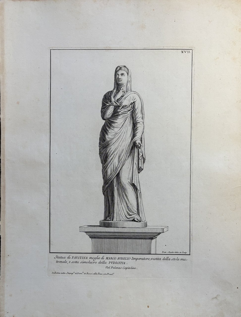 STATUA DI FAUSTINA MOGLIE DI MARCO AURELIO IMPERATORE | Immagine principale