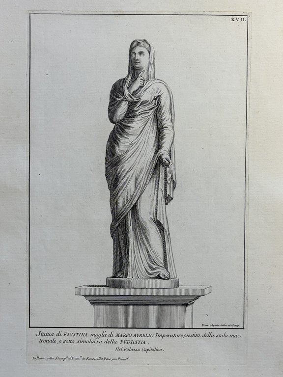 STATUA DI FAUSTINA MOGLIE DI MARCO AURELIO IMPERATORE | Immagine Gallery 2
