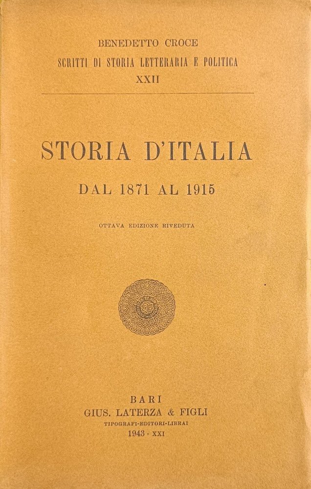 STORIA D' ITALIA DAL 1871 AL 1915