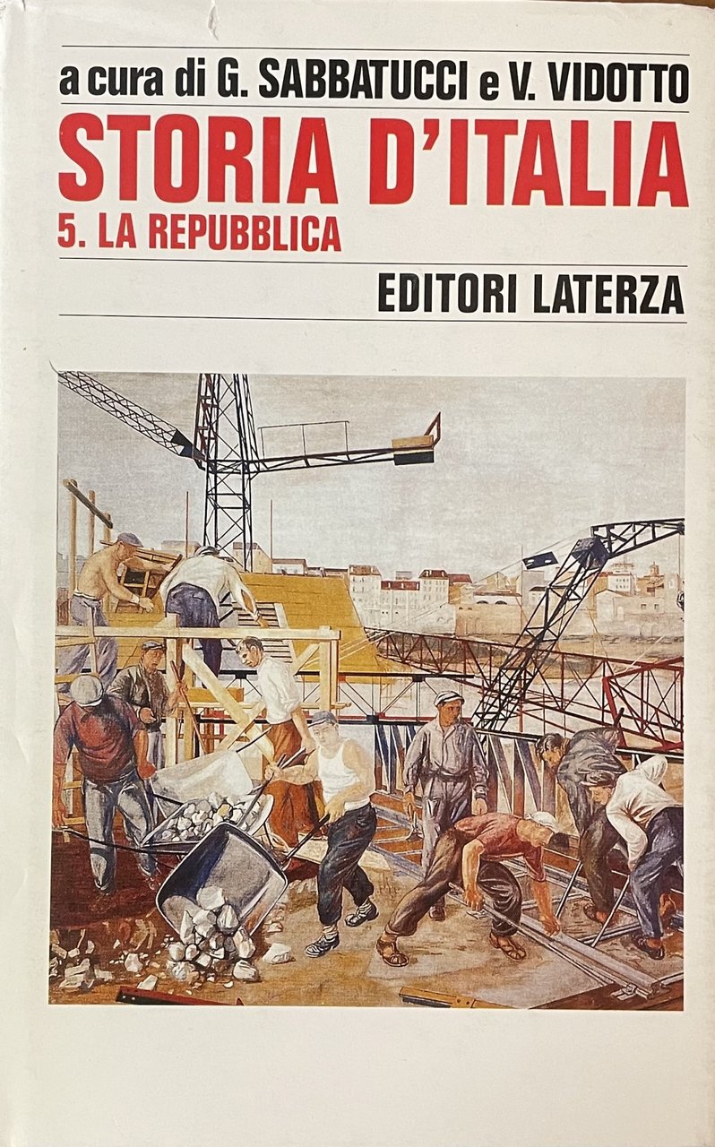 STORIA D'ITALIA. VOL. 5 LA REPUBBLICA 1943-1963 | Immagine principale