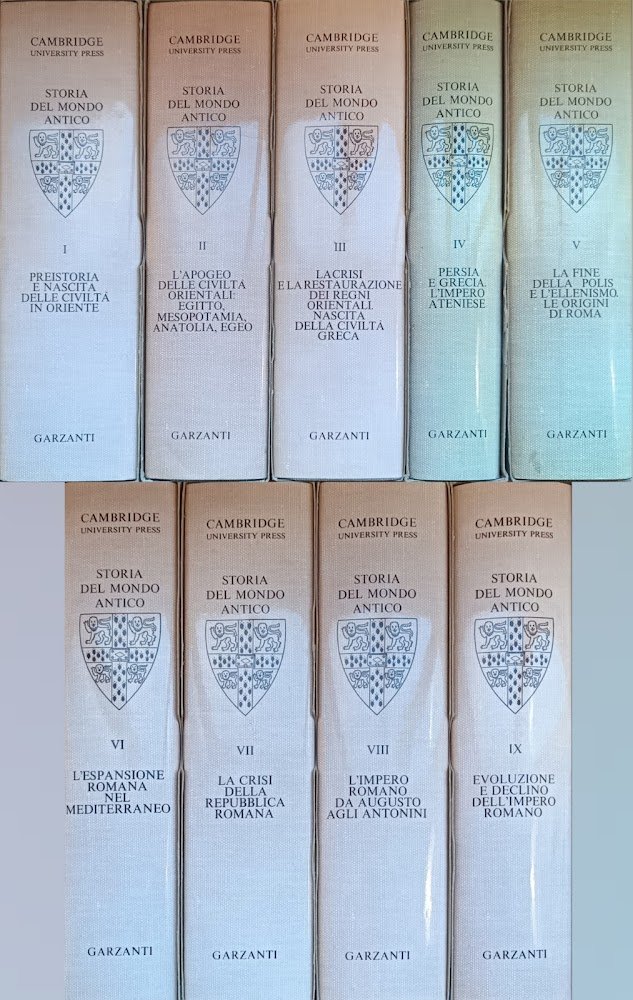 STORIA DEL MONDO ANTICO/MEDIEVALE/MODERNO. CAMBRIDGE UNIVERSITY PRESS