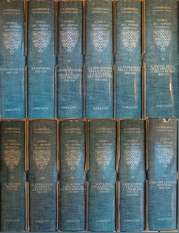 STORIA DEL MONDO ANTICO/MEDIEVALE/MODERNO. CAMBRIDGE UNIVERSITY PRESS