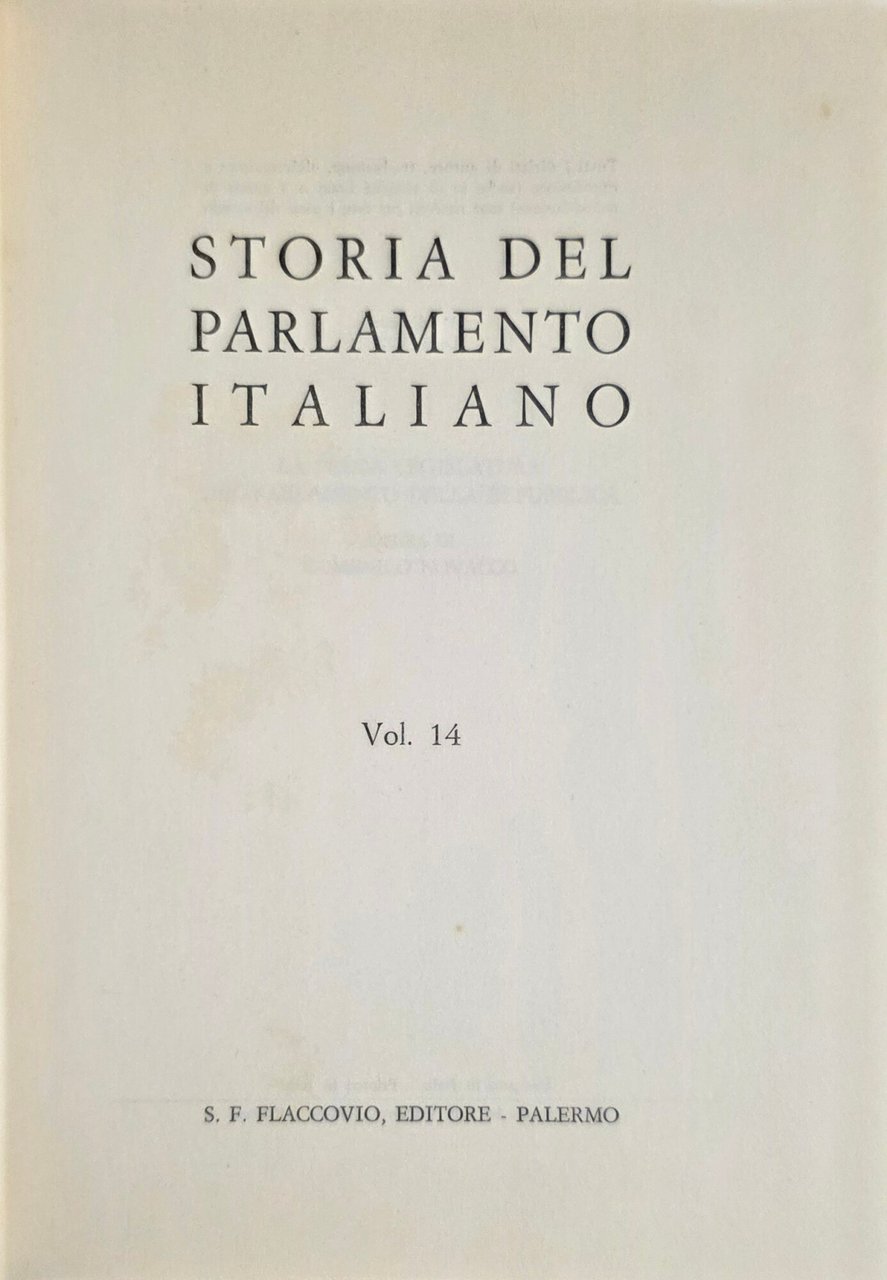 STORIA DEL PARLAMENTO ITALIANO | Immagine principale