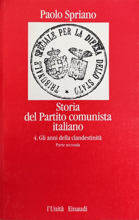 STORIA DEL PARTITO COMUNISTA ITALIANO