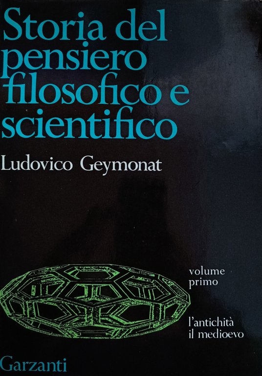 STORIA DEL PENSIERO FILOSOFICO E SCIENTIFICO